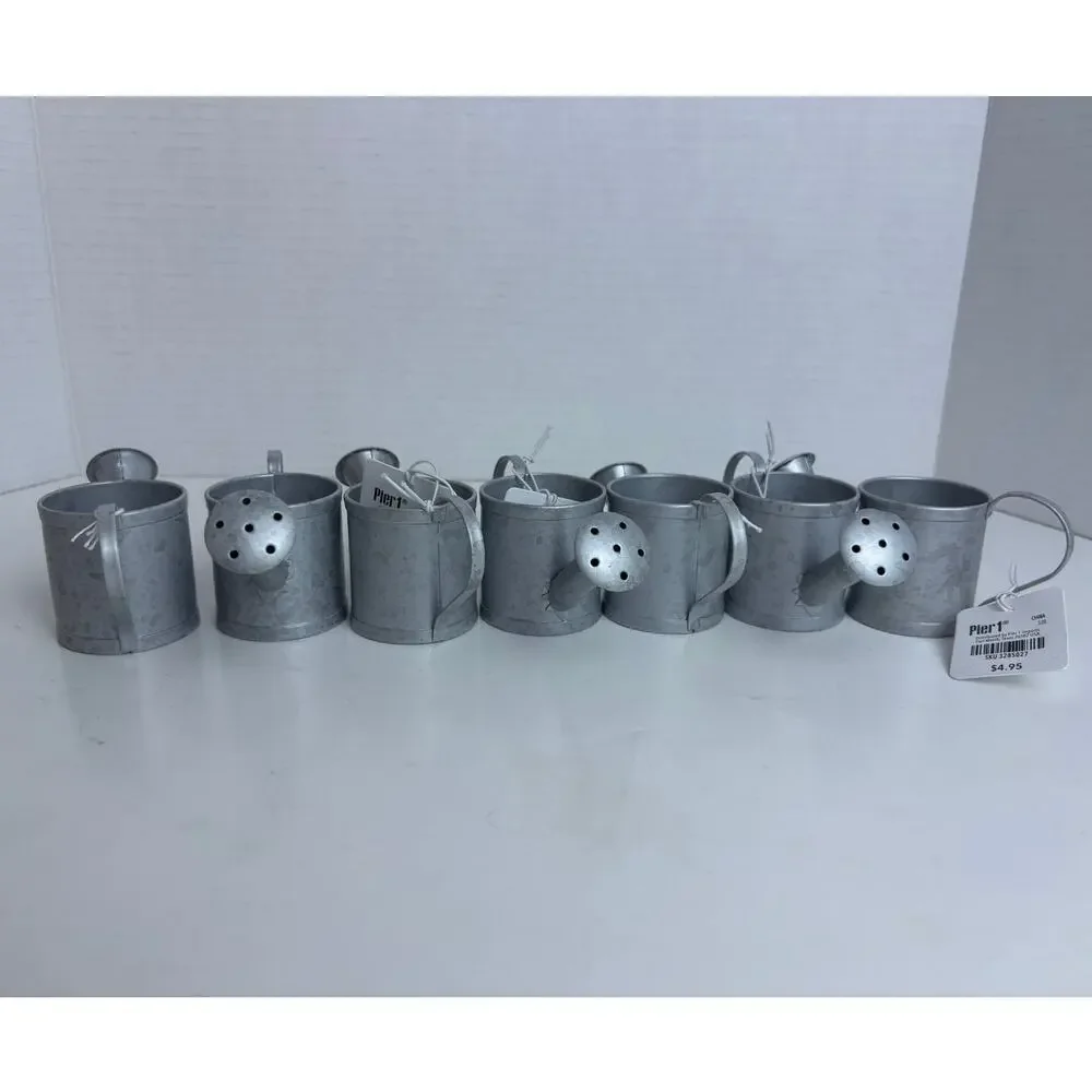 PIER 1 IMPORTS Rustic Watering Can Napkin Holders - 7 - NWT